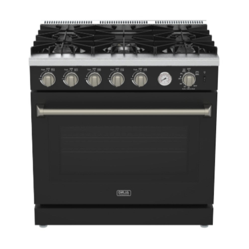 ESTUFA DE PISO A GAS CON HORNO 90 CM | DRIJA VENECIA 90-B | ACERO INOXIDABLE NEGRO
