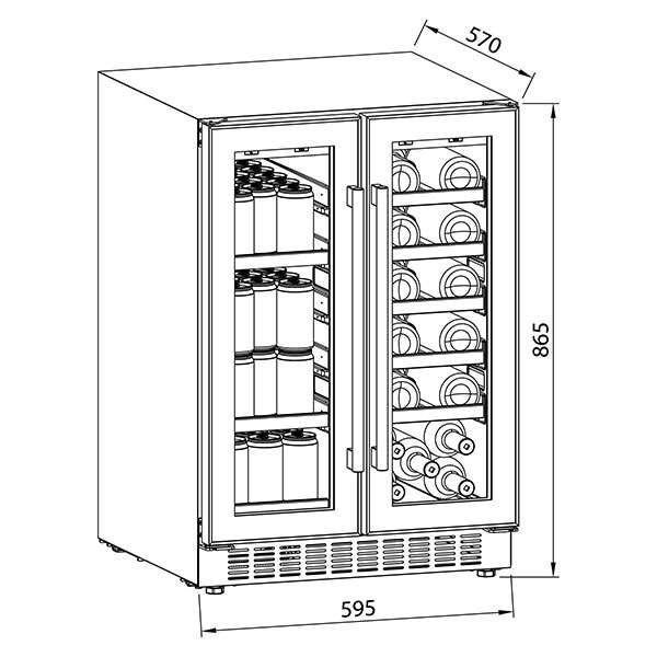 BERE 20 - VINERA TEMOELÉCTRICA - 63 LATAS / 20 BOTELLAS