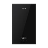 CALENTADOR DE AGUA ELÉCTRICO INSTANTÁNEO 13.5 L/MIN 9 KW | DRIJA CLTE9KW | VIDRIO ESPEJO NEGRO