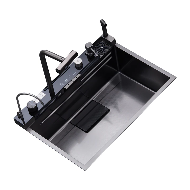 FREGADOR MODERNO - ACERO INOXIDABLE 304 - CAPRI 84 - (843*510*220MM)