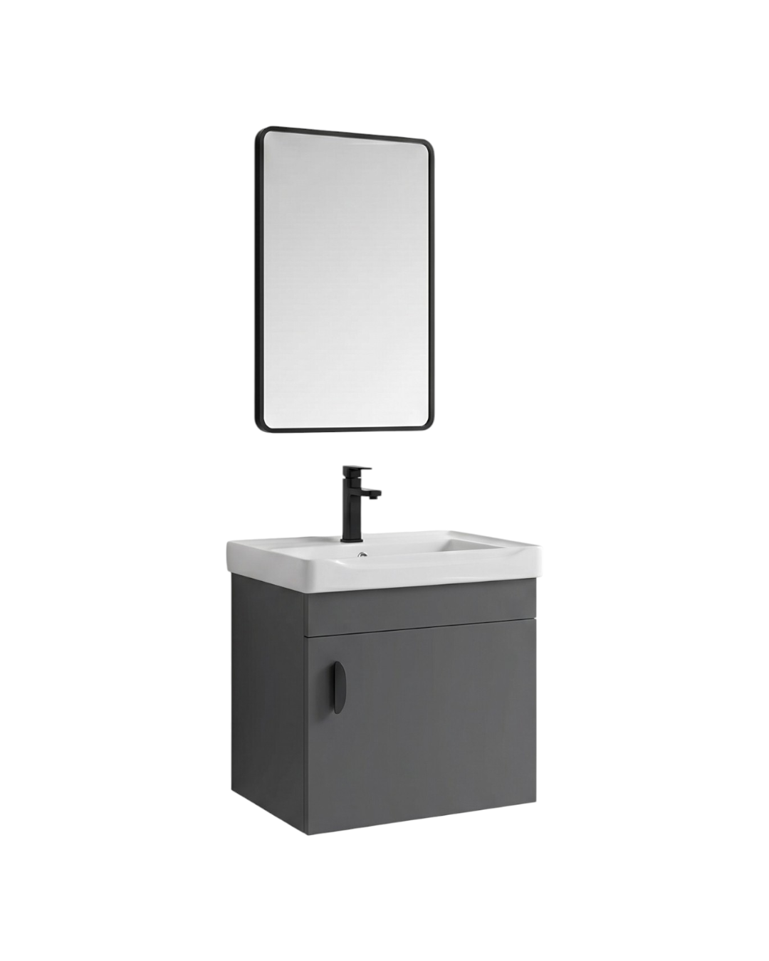 Mueble de Baño Gris Oscuro