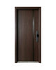 Puerta de seguridad madera nogal apertura izquierda 0.97 x 2.15 m