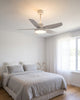 Abanico de techo 5 aspas con luz LED blanco 69-3001