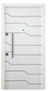 White Metal Security Door 1.00mx 2.14m