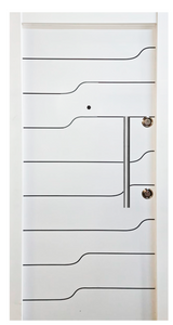 Puerta De Seguridad Metal Blanca 1.00m x 2.14m