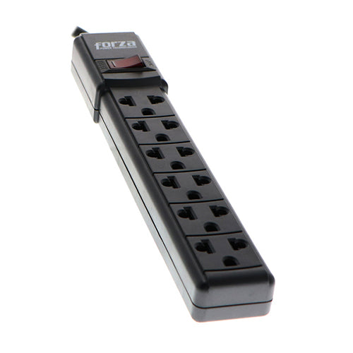 Forza Power Strip 6 Outlets Circuit Breaker 110V