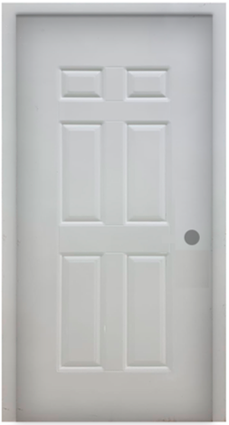 White Laminated Door 1.00mx 2.15m