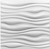 3D Pvc Panel 50X50 cm Matte White