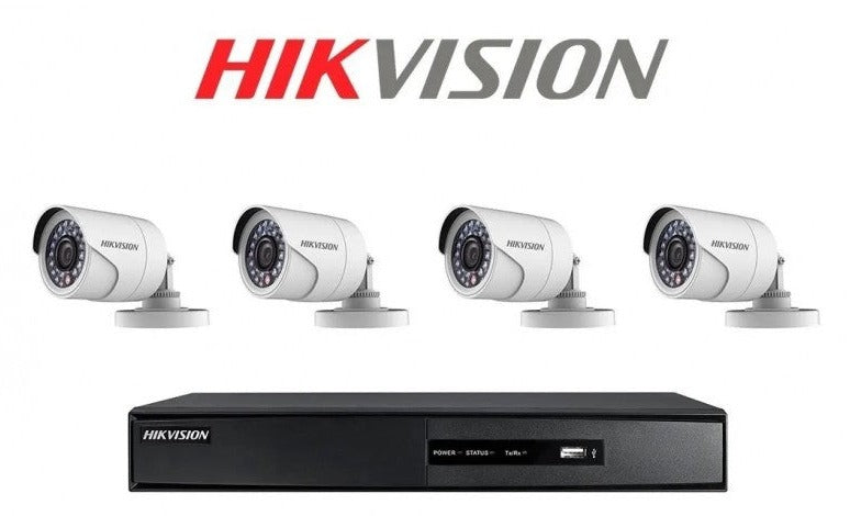 Kit De 4 cámaras 1080P HikVision