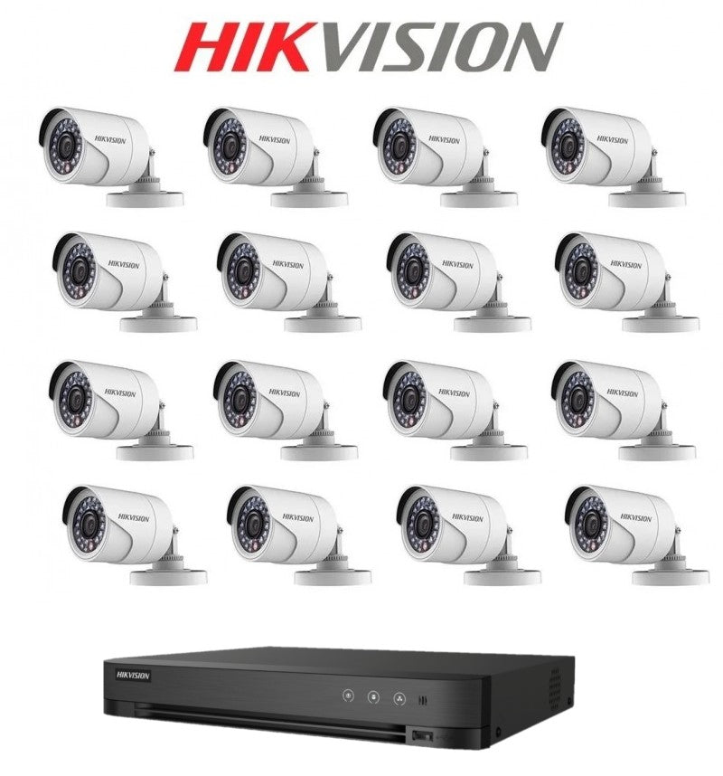 Kit of 16 HikVision 1080P cameras 