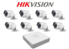 Kit of 8 HikVision 1080P cameras 
