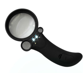 Magnifying Glass Rechargeable Flashlight