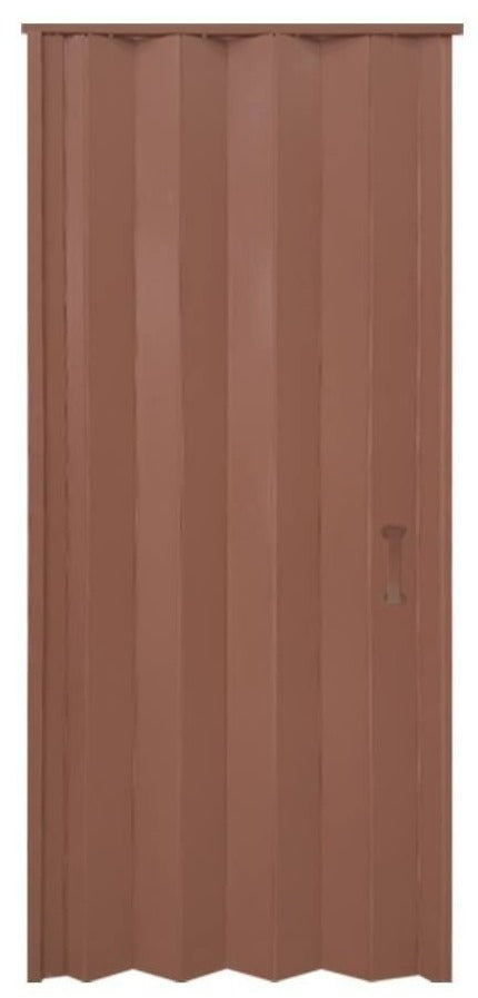 Puerta Plegable De Pvc Color Marron 0,80x2,10 — Prodeco