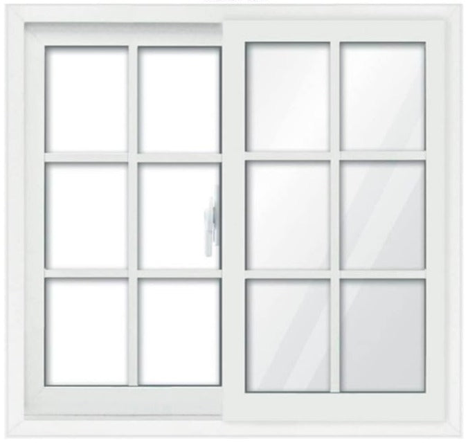 PVC French Window 100X100 cm