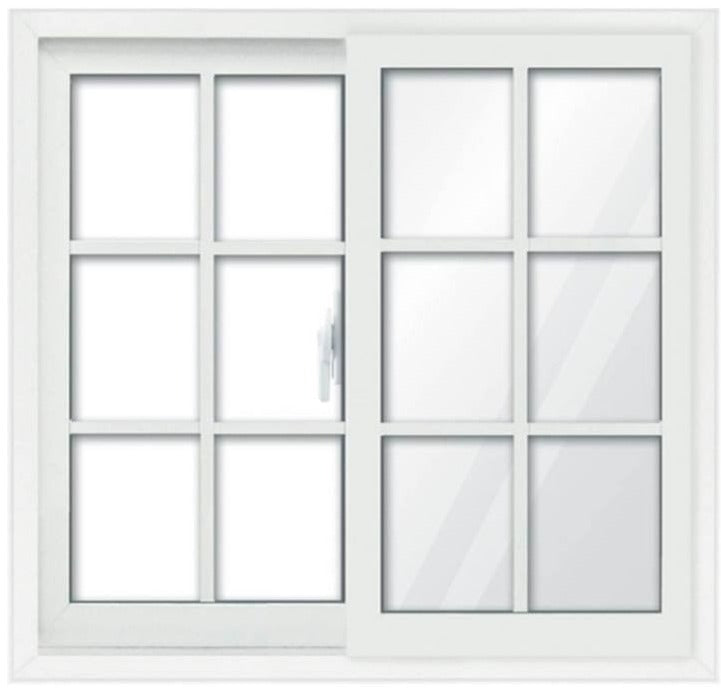 PVC French Window 120X120 cm