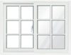 PVC French Window 180X120 cm